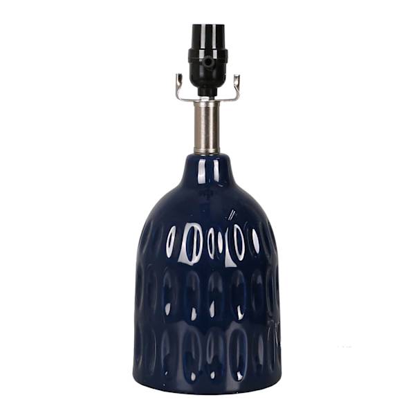 Tracey Boyd Dark Blue Ceramic Small Table Lamp Base, 14"
