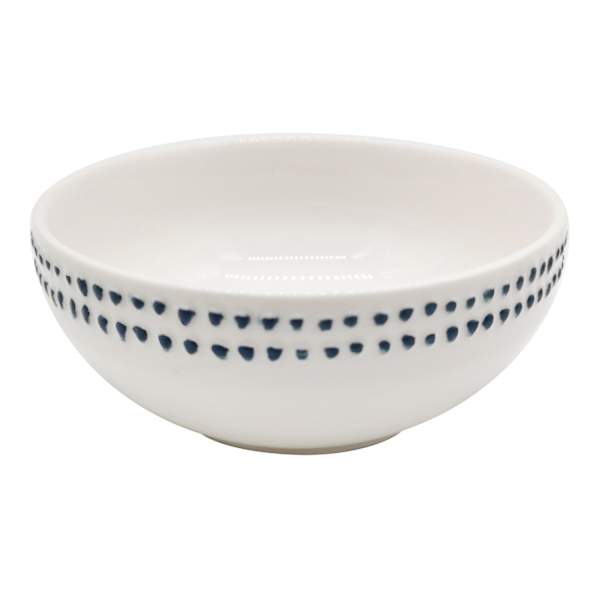 Honeybloom Blue Dot Cereal Bowl