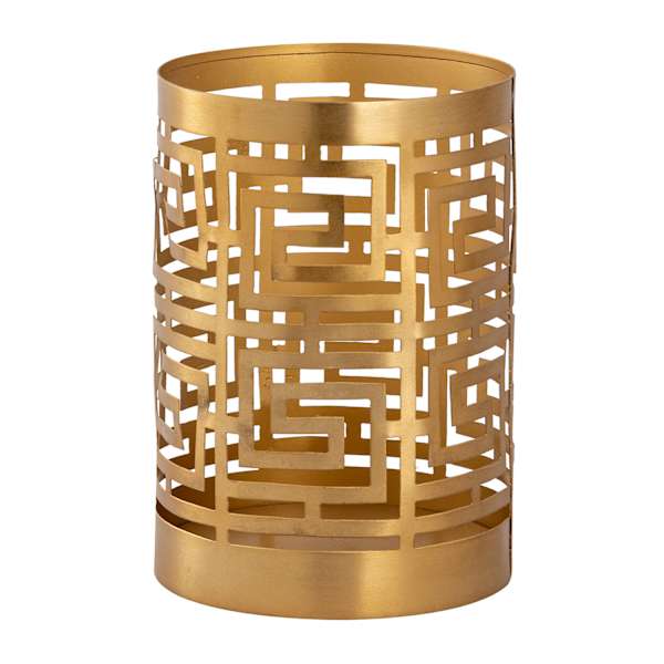 Providence Key Scroll Pillar Candle Holder, Small