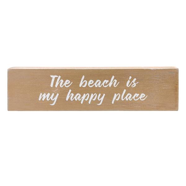Ty Pennington The Beach Is My Happy Place Sign, 9"