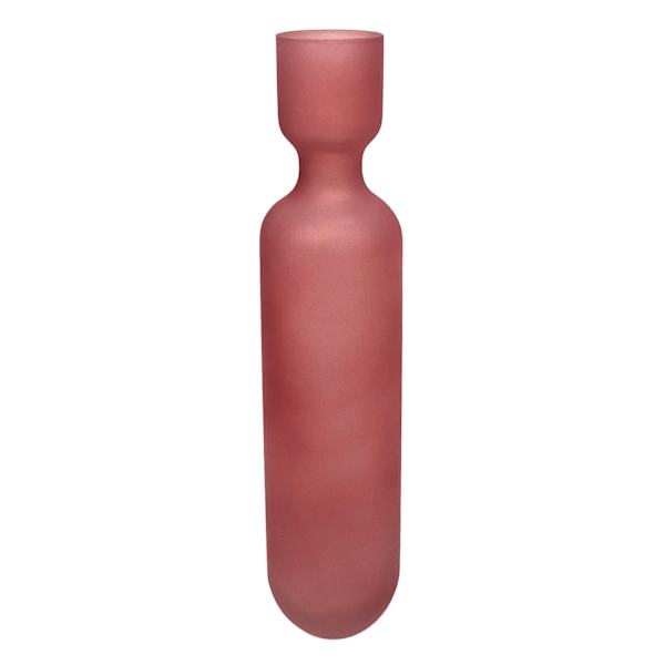 Tracey Boyd Dark Pink Glass Vase, 14"