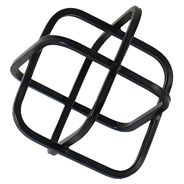 Black Metal Square Hollow Cube, 5.3"