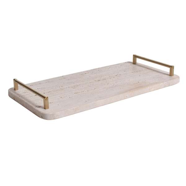 Travertine Tray, 16x8