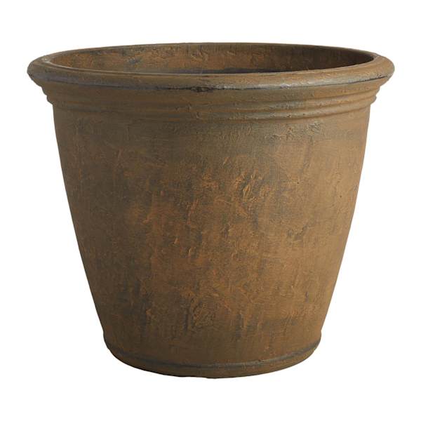 Kiri Sable-Colored Decorative Outdoor Planter, Large