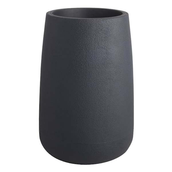 Japi Black Bios Tall Outdoor Planter, Small