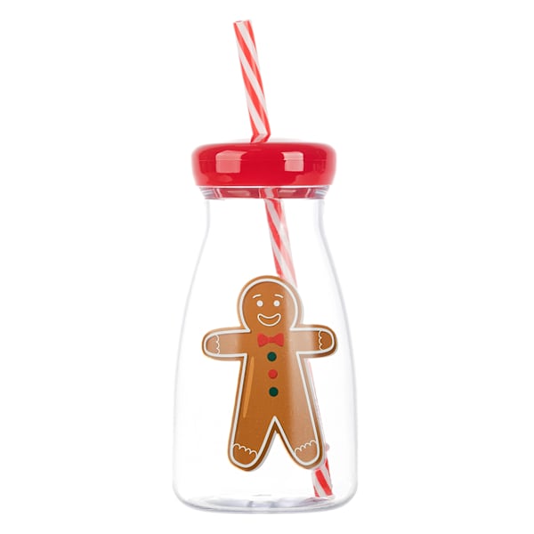 Gingerbread Lane Gingerbread Boy Milk Bottle, 13oz
