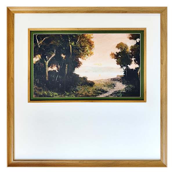 25X25 To The Sea Print Under Glass
