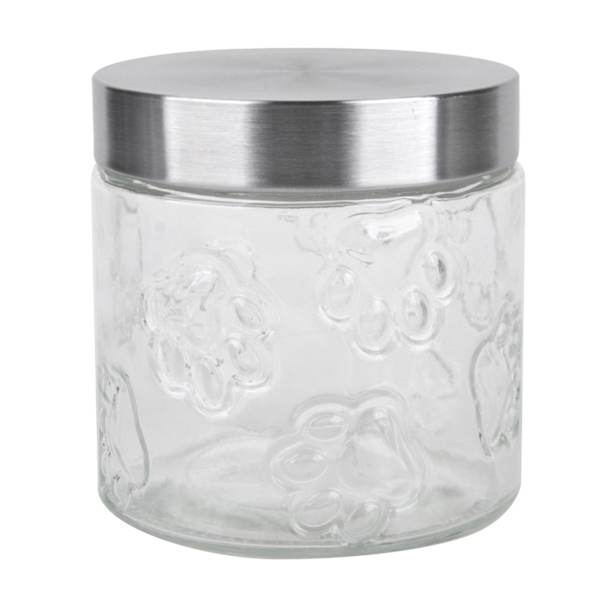 Maxwell Clear Glass Pet Canister, Small