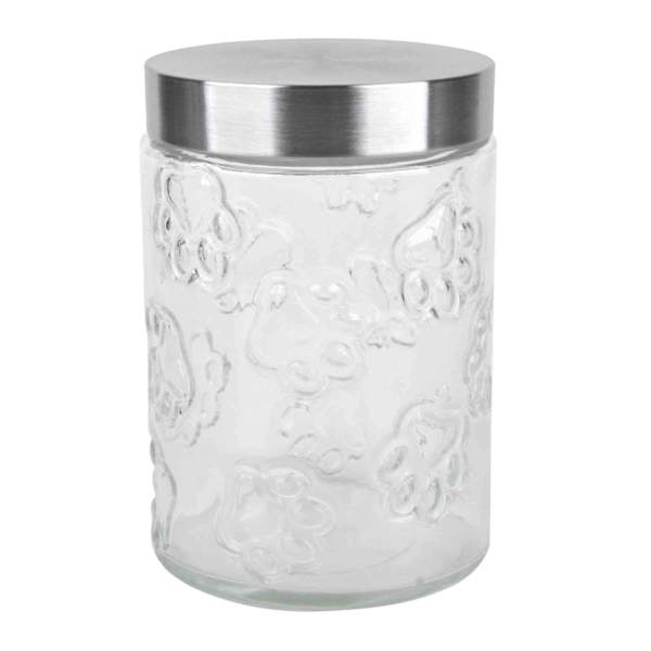 42-Ounce Maxwell Clear Glass Pet Canister, Medium