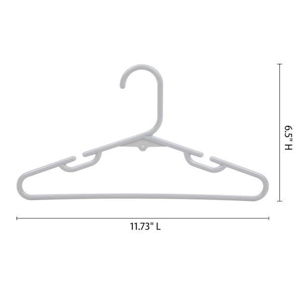 Tiny Dreamers 10-Piece Hanger Set, Grey