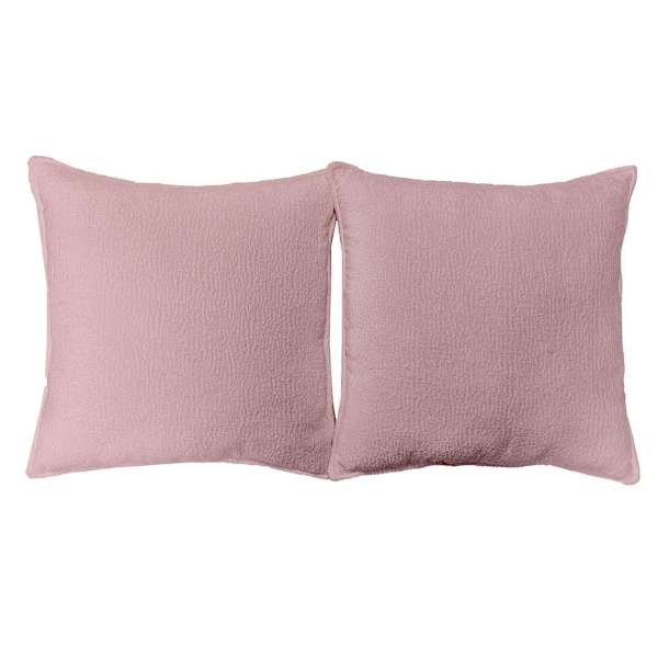 2-Pack Purple Textured Chenille Throw Pillows, 18"