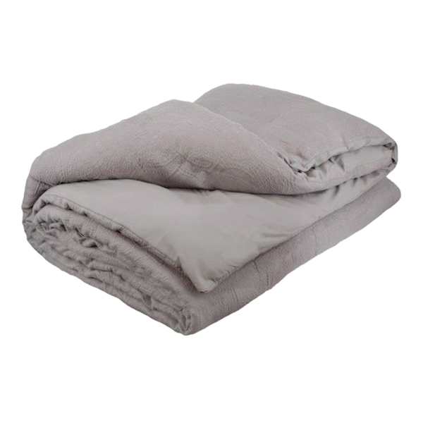 Found & Fable 3-Piece Grey Cotton Arabesque Jacquard Duvet Set, King
