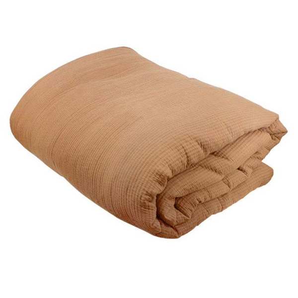 Honeybloom 3-Piece Brown Cotton Dash Matelasse Comforter Set, King