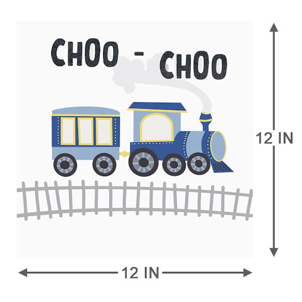 Tiny Dreamers Train Canvas Wall Art, 12"
