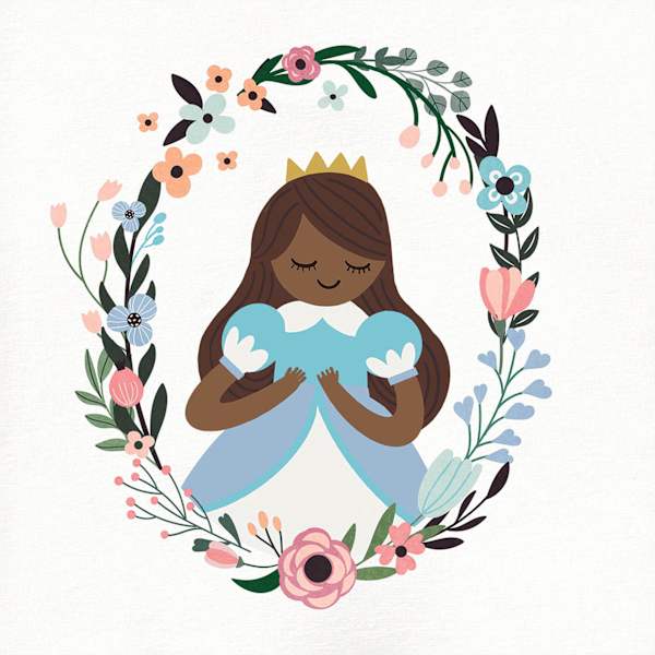 Tiny Dreamers Princess Canvas Wall Art, 12"