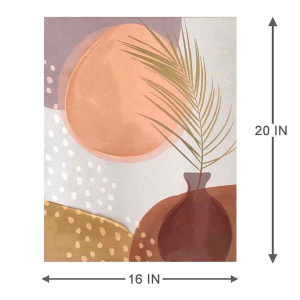 Abstract Leaf Canvas Wall Art, 16x20