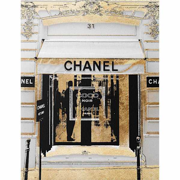 Fashion Store Front Canvas Wall Art, 12x16