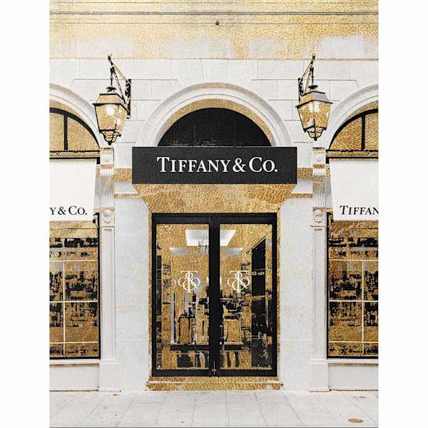 Fashion Store Front Canvas Wall Art, 12x16