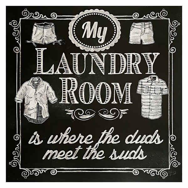 My Laundry Room Canvas Wall Art, 16"