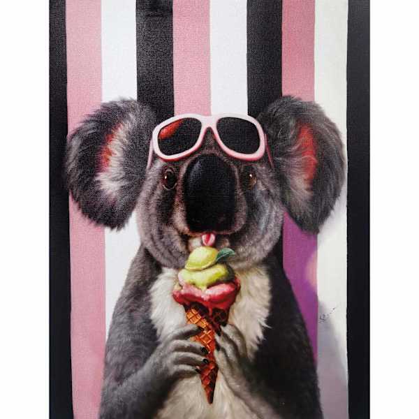 Gelato Koala Canvas Wall Art, 12x16