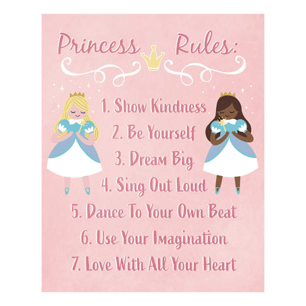 Tiny Dreamers Princess Canvas Wall Art, 16x20