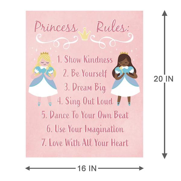 Tiny Dreamers Princess Canvas Wall Art, 16x20