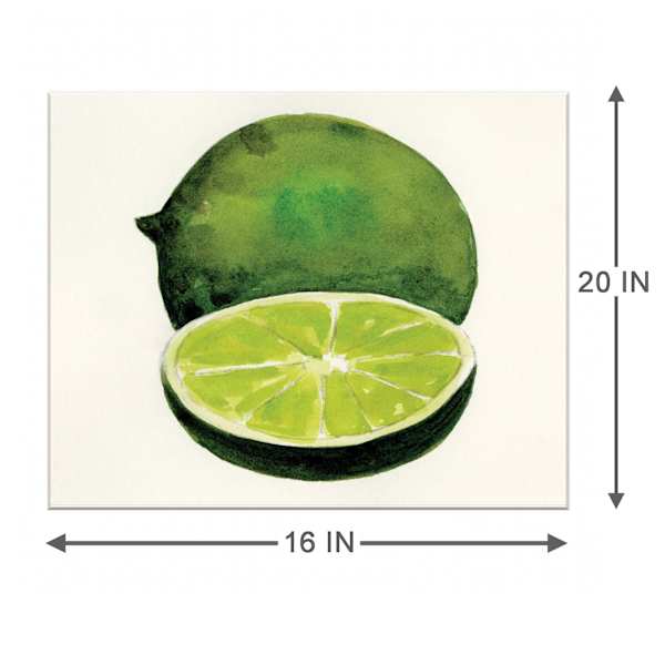 Lime Canvas Wall Art, 16x20