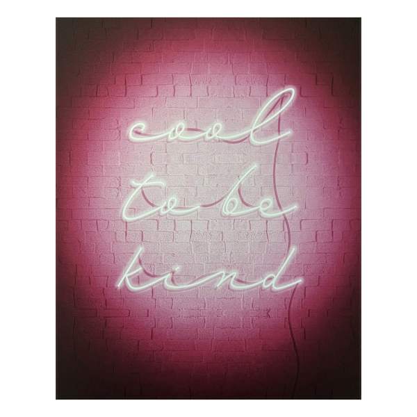 Cool to Be Kind Canvas Wall Sign, 16x20