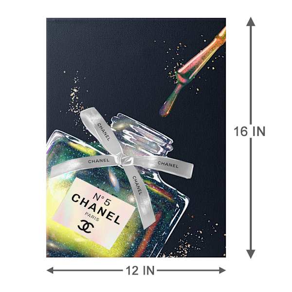 Galaxy Nail Polish Canvas Wall Art, 12x16
