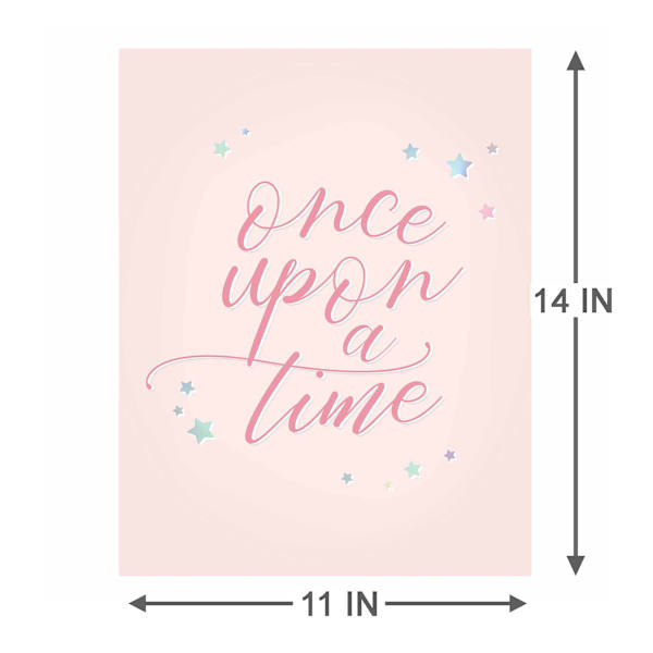 Tiny Dreamers Typography Canvas Wall Art, 11x14