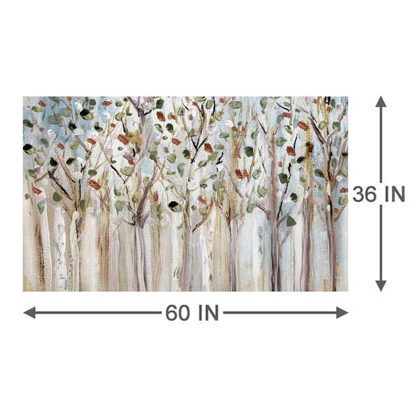 Trees Canvas Wall Art, 60x36