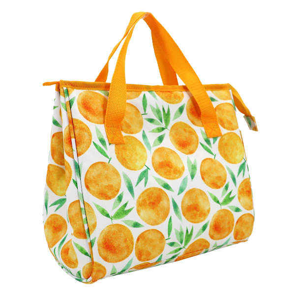 Oranges All Over Print Insulated Lunch Tote
