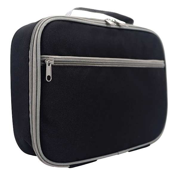 Solid Black Kids Lunch Box