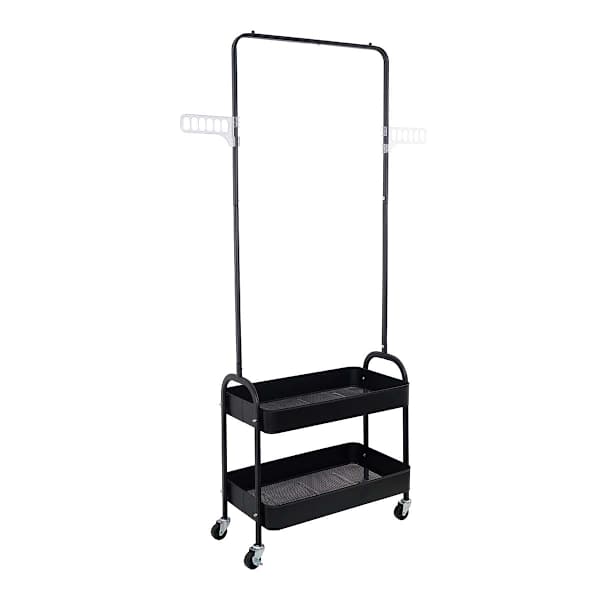 Garment Rack with Stoarge Shelves