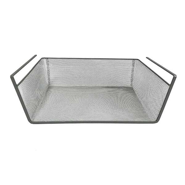 Under the Shelf Silver Metal Mesh Pantry Drawer, Large
