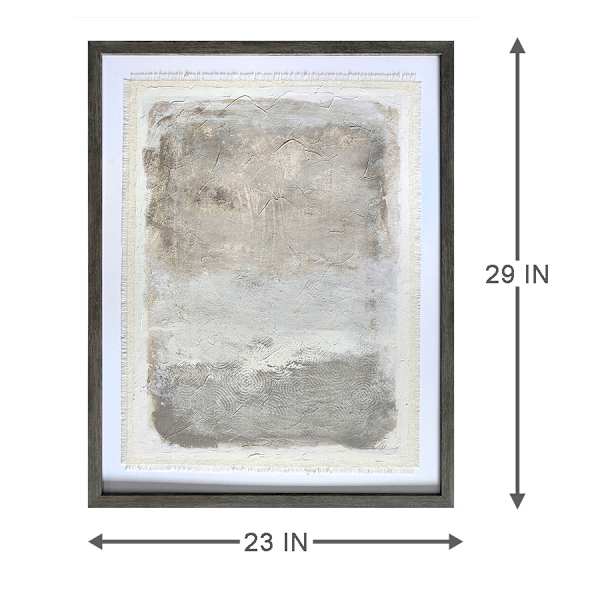 Crosby St. Glass Framed Abstract Print Wall Art, 23x29