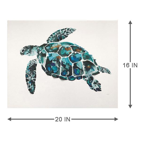 Ty Pennington Turtle Canvas Wall Art, 20x16