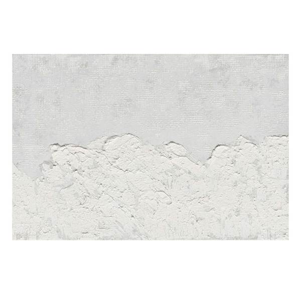 Found & Fable White Abstract Canvas Wall Art, 24x36