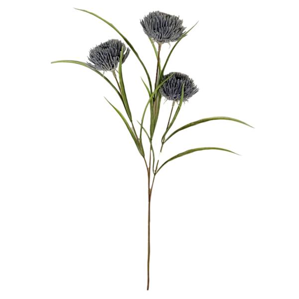 Blue Thistle Floral Spray, 25"