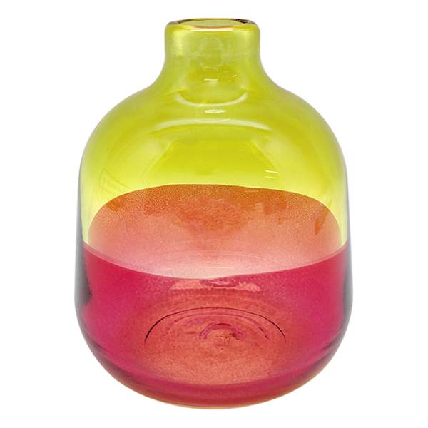 Oh Joy! Yellow & Pink Glass Vase