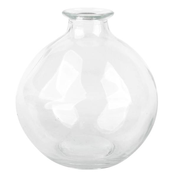 Clear Glass Bud Vase, 5"