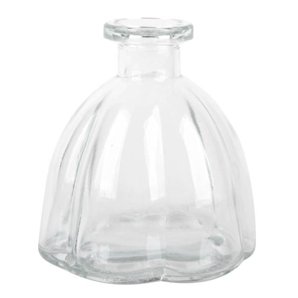 Clear Glass Bud Vase, 4"