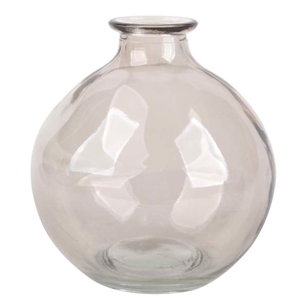 Brown Glass Bud Vase, 5"