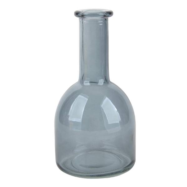 Blue Glass Bud Vase, 6.5"
