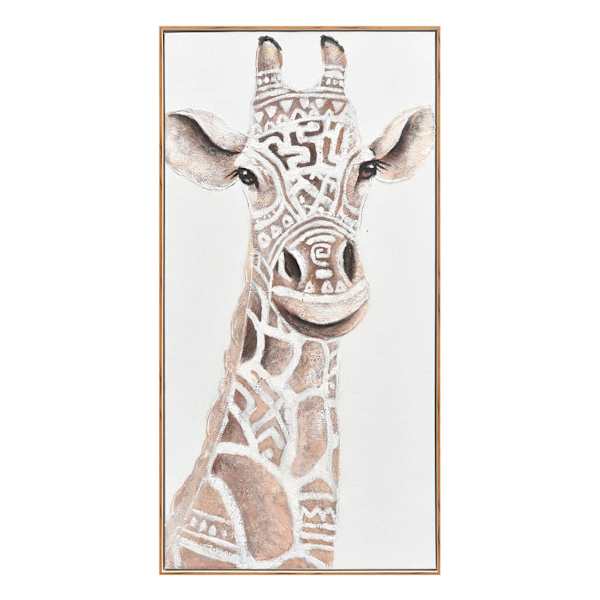 Tracey Boyd Framed Giraffe Canvas Wall Art, 24x48