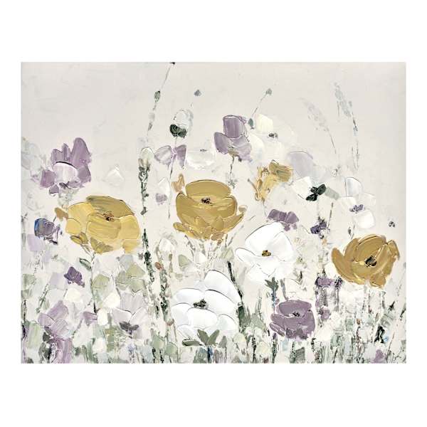 Honeybloom Floral Canvas Wall Art, 28x22