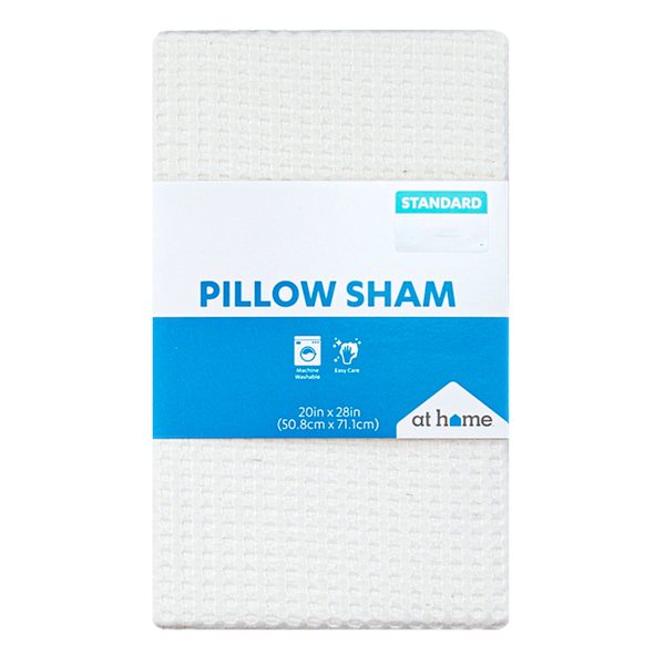 White Waffle Pillowcase, Standard