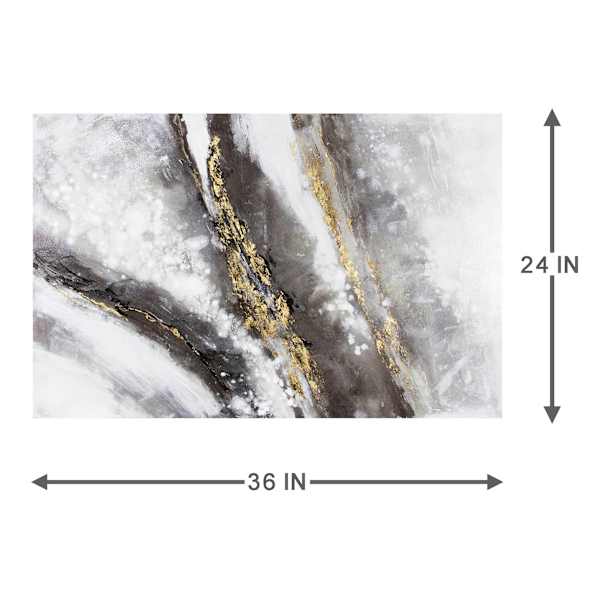 Crosby St. Abstract Canvas Wall Art, 36x24