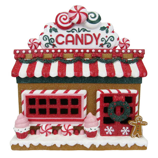 Gingerbread Lane Gingerbread Candy Shop, 9"