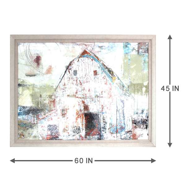 Framed Rustic Farm Wall Art, 60x45